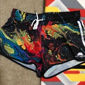 Yoga/gym shorts silky short.